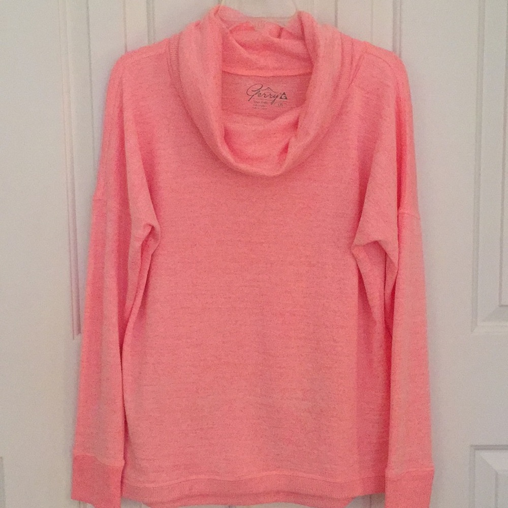 Coral Cowl Neck Pullover by Gerry